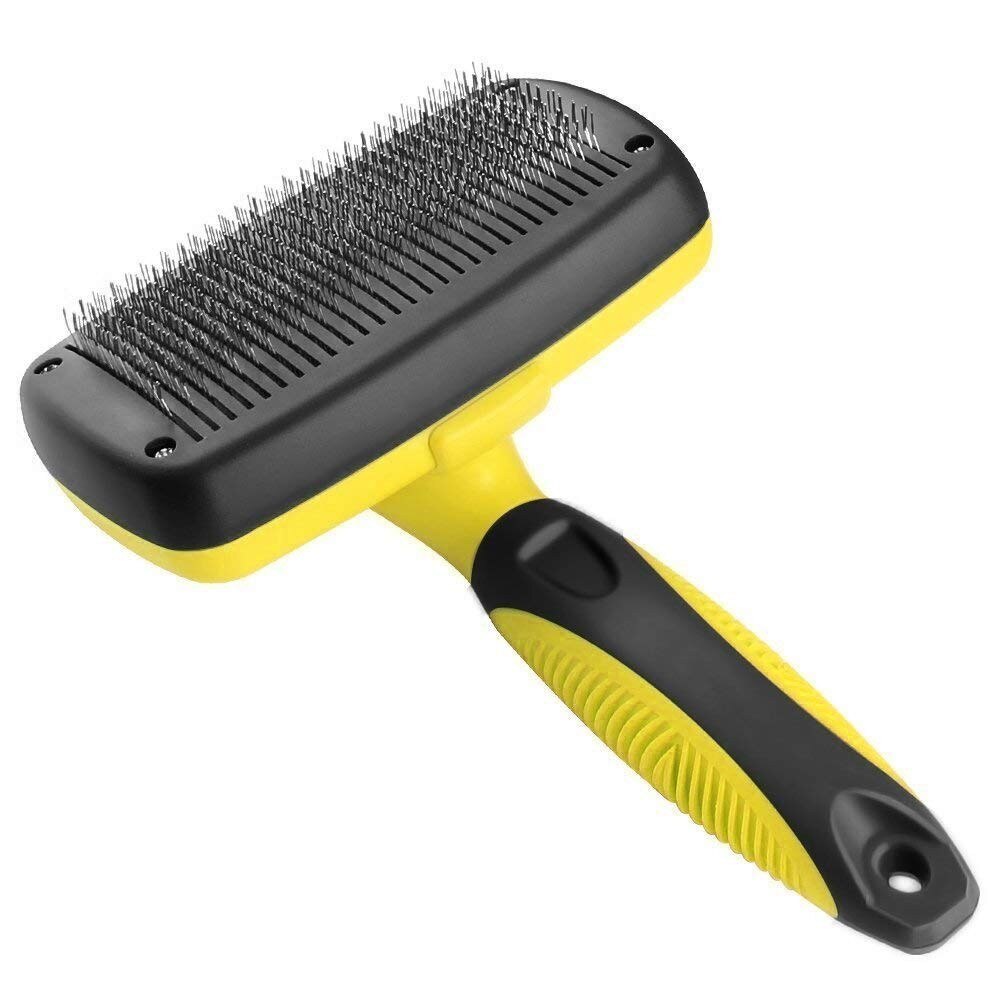 Benepaw Premium Self Clean Hair Dog Brush Slicker Comfortable Small Large Dog Comb Pet Grooming Tools Cat Fits Various Hair