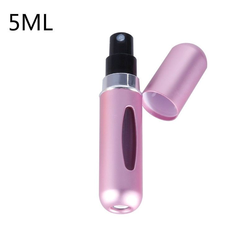 8ml/5ML/20ML Mini Refillable Perfume Spray Bottle With Spray Scent Pump Empty Cosmetic Containers Portable Atomizer Bottle