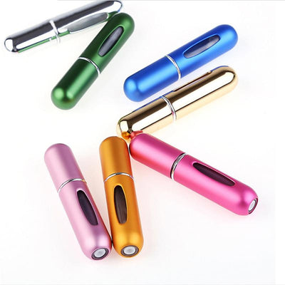 Portable Mini Aluminum Refillable Perfume Bottle  Cosmetic Containers