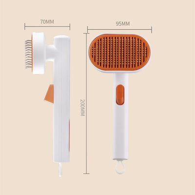 Pet comb, pet hair removal brush, cat and dog comb, automatic hair removal and beauty brush